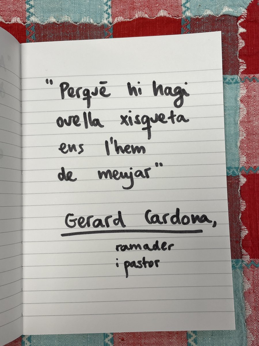 Nova entrada al llibre de visites del Caníbal, la que ens deixa Gerard Cardona, ramader al Pallars Jussà. Fa la transhumància i a l'estiu porta les ovelles a la muntanya d'Erta. 

▶ catradio.cat/canibal