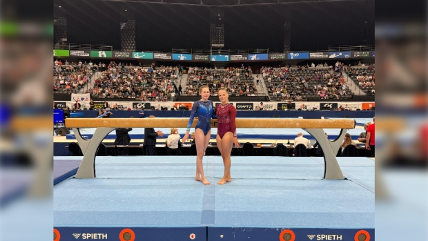 Brin Gelinck en Estelle Stemerdink turnen in Ahoy Rotterdam -  achterhoeknieuwswinterswijk.nl/l/522299