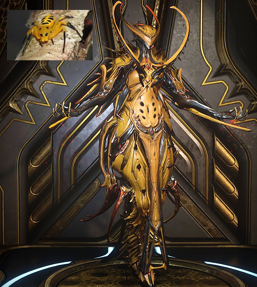 *furiously color Oraxia to look like every spider that crosses my path*