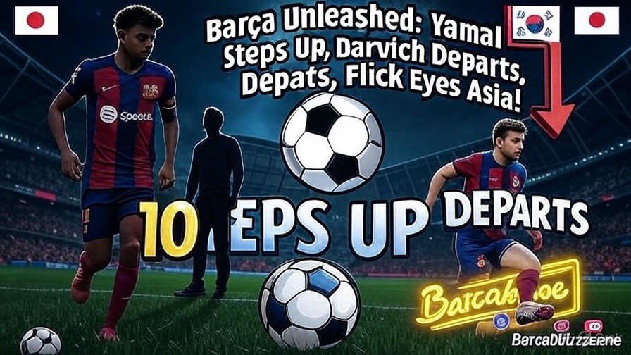 🔥 Barça Bombshells in 60 Seconds!
👋 Darvich leaves for Stuttgart
👑 Yamal set to wear Messi’s No.10?
🎯 Luis Díaz linked to Barça
🌏 Flick’s squad heads to Asia

📽️ Watch full update now → youtu.be/q7soYTpAqHM
#FCBarcelona #BarçaBlitzzone #ViscaBarça #BarçaBeat