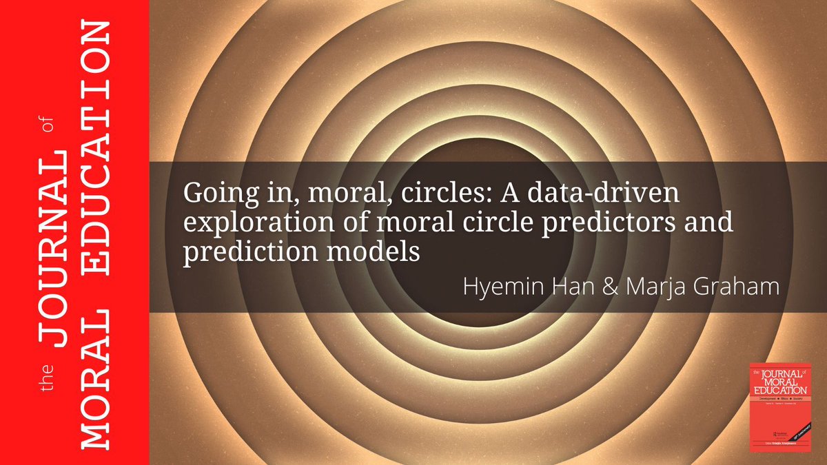 Journal of Moral Ed (@journalmoraled) on Twitter photo 🔍 What shapes the boundaries of our moral concern?
This study uses data-driven models to explore predictors of moral circle width—linking empathy, moral identity & political views to global citizenship & climate justice.
📖 doi.org/10.1080/030572…
<a href="/xxelloss/">Hyemin Han</a> 🔍 What shapes the boundaries of our moral concern?
This study uses data-driven models to explore predictors of moral circle width—linking empathy, moral identity & political views to global citizenship & climate justice.
📖 doi.org/10.1080/030572…
<a href="/xxelloss/">Hyemin Han</a>