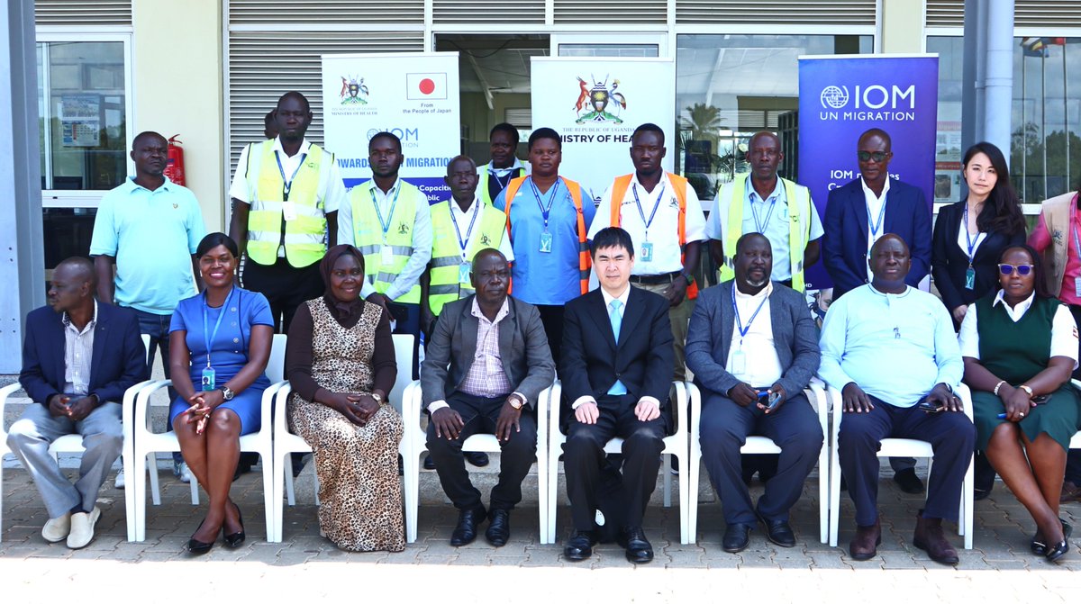 IOM Uganda 🇺🇳 (@iom_uganda) on Twitter photo <a href="/MinofHealthUG/">Ministry of Health- Uganda</a> in collaboration with IOM 🇺🇬, has installed digital thermal scanners at Arua Airfield and Suam border post, with support from <a href="/JapanEmb_Uganda/">Embassy of Japan in Uganda 🇯🇵 🇺🇬</a>. The equipment will boost <a href="/GovUganda/">Government of Uganda</a> capacity to effectively prevent, detect, and respond to health threats like #Mpox. <a href="/MinofHealthUG/">Ministry of Health- Uganda</a> in collaboration with IOM 🇺🇬, has installed digital thermal scanners at Arua Airfield and Suam border post, with support from <a href="/JapanEmb_Uganda/">Embassy of Japan in Uganda 🇯🇵 🇺🇬</a>. The equipment will boost <a href="/GovUganda/">Government of Uganda</a> capacity to effectively prevent, detect, and respond to health threats like #Mpox.
