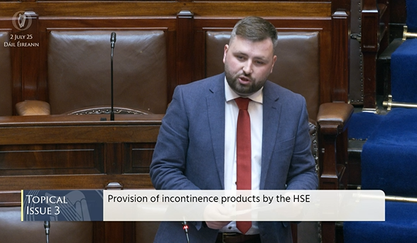 Houses of the Oireachtas - Tithe an Oireachtais (@oireachtasnews) on Twitter photo #Dáil Topical Issue 3: Deputy Eoghan Kenny <a href="/EoghanKennyTD/">Eoghan Kenny TD</a>- To the Minister for Health: Provision of incontinence products by the HSE. #SeeForYourself
oir.ie/0a4ff4f #Dáil Topical Issue 3: Deputy Eoghan Kenny <a href="/EoghanKennyTD/">Eoghan Kenny TD</a>- To the Minister for Health: Provision of incontinence products by the HSE. #SeeForYourself
oir.ie/0a4ff4f