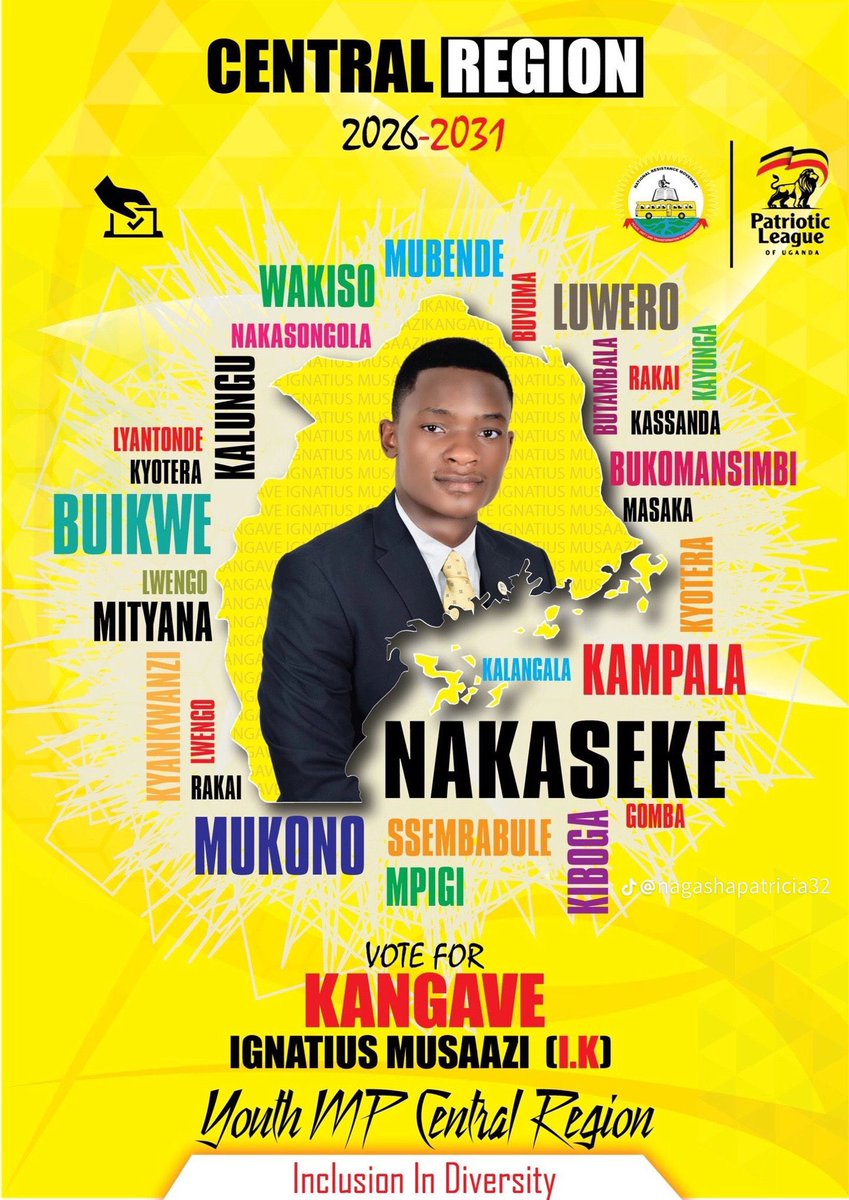 Umar Musaazi MBE 🏴🇺🇬 (@umusaazi) on Twitter photo We shall be voting a leader for the Central Region . <a href="/ignatiuskmusazi/">IGNATIUS KANGAVE MUSAAZI🇺🇬</a> let’s go We shall be voting a leader for the Central Region . <a href="/ignatiuskmusazi/">IGNATIUS KANGAVE MUSAAZI🇺🇬</a> let’s go