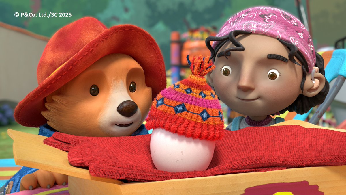 ⋱⋰🎬⋰⋱⋰⋱⋰⋱⋰⋱⋰⋱⋰⋱
　   明日あさ8:10〜放送🌈
🐻アニメ『パディントン™のぼうけん』
NHK Eテレ📺でお見逃しなく！
⋱⋰🎬⋰⋱⋰⋱⋰⋱⋰⋱⋰⋱

📚『古いことはダメじゃない』
🥚『パディントンと卵』

✅ぜひ観てね👀✨
#パディントン #パディントンのぼうけん