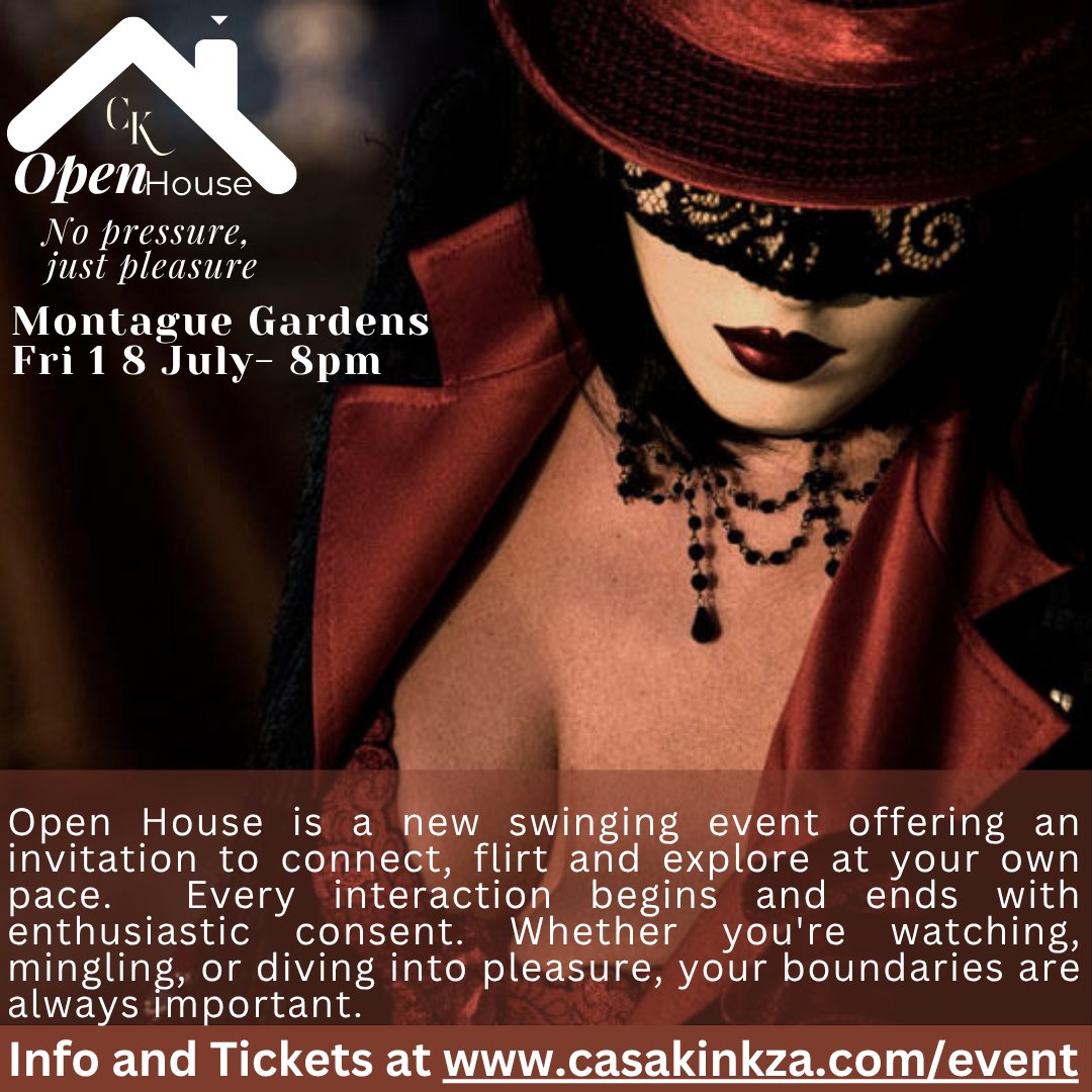 Join us at OPen House a Swingers Play Party that is sexy and filled with pleasure without the pressure.  Info and tickets at casakinzka.com/event
#Swinging #SwingingParty #PlayParty