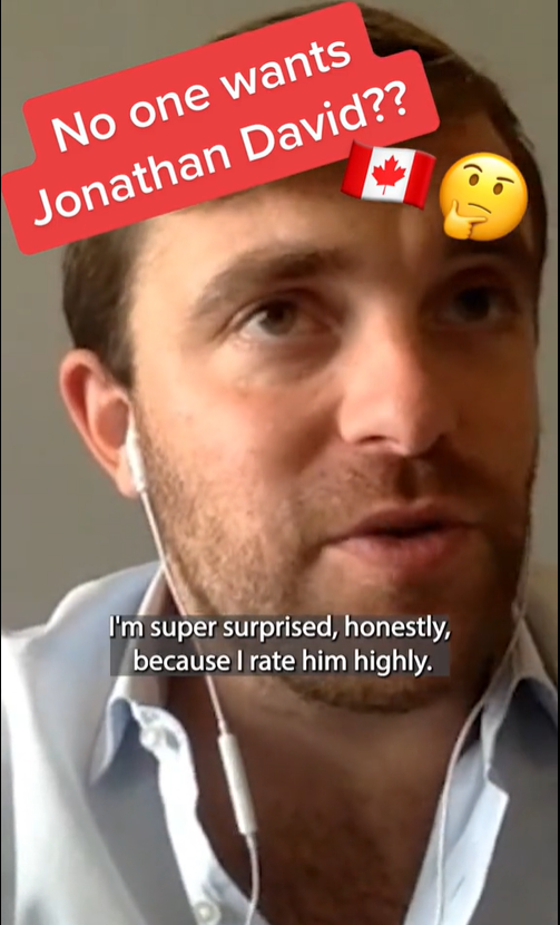 Juventus gaat dus voor Jonathan David.

Ik heb me er altijd over verwonderd hoevaak Fabrizio Romano over de Canadees berichtte in zijn periode-Lille: 29 keer in de afgelopen drie jaar.

Op basis van zijn hoeveelheid posts zou je denken dat het om z'n bloedeigen kind gaat.