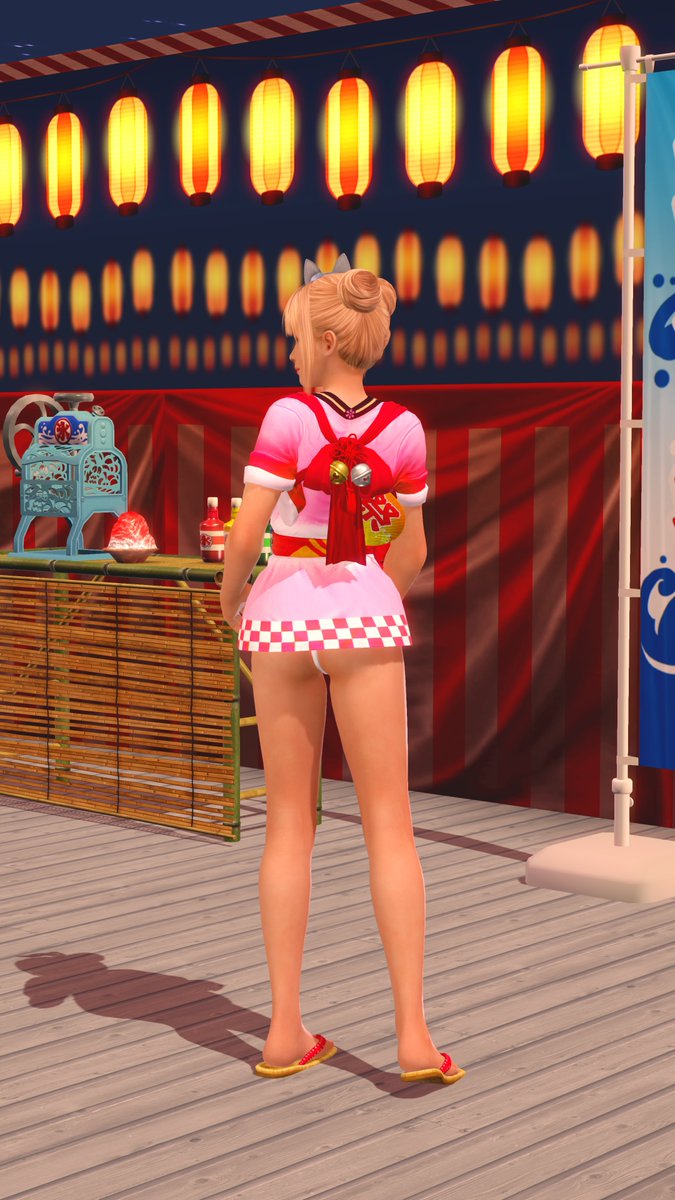 a15123735's tweet photo. 背面の着崩れとは・・・？ｗ

#DOAXVV #マリーがいちばん #マリーローズ https://t.co/vGIqUffmJB