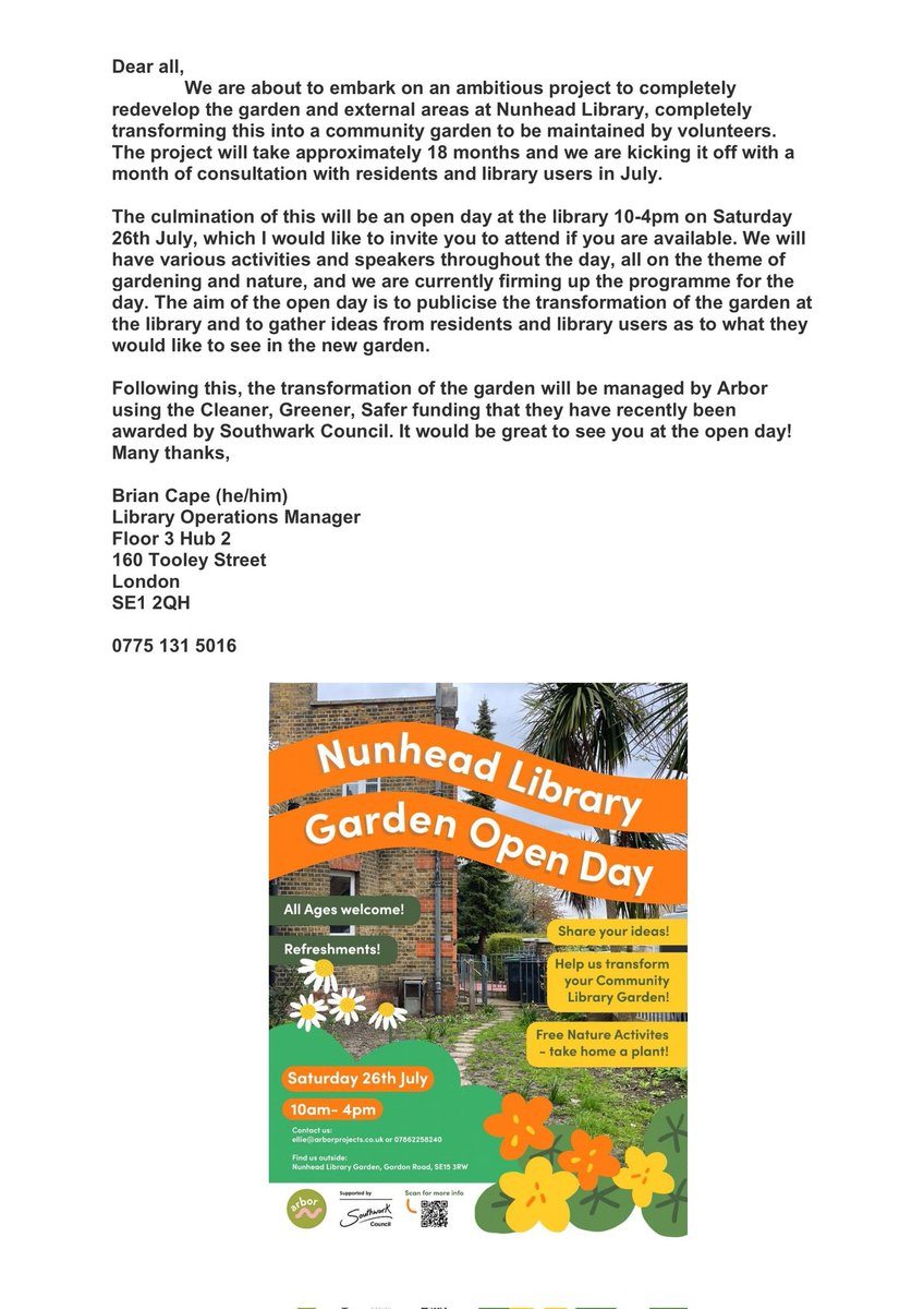Peter D Holmes (@pdh100100) on Twitter photo SAVE THE DATE. Nunhead Library Garden Open Day. Saturday 26th July 2025... <a href="/105pear/">Katrina Hogg</a> <a href="/reee_create/">Ree_create</a> <a href="/DavidParton_/">Cllr David Parton</a> <a href="/ratracecycles/">Pete,Rat Race Cycles</a> <a href="/AyresBakers/">Ayre's Master Bakers & Chocolatiers</a> <a href="/theoldnunshead/">The Old Nun’s Head</a> SAVE THE DATE. Nunhead Library Garden Open Day. Saturday 26th July 2025... <a href="/105pear/">Katrina Hogg</a> <a href="/reee_create/">Ree_create</a> <a href="/DavidParton_/">Cllr David Parton</a> <a href="/ratracecycles/">Pete,Rat Race Cycles</a> <a href="/AyresBakers/">Ayre's Master Bakers & Chocolatiers</a> <a href="/theoldnunshead/">The Old Nun’s Head</a>
