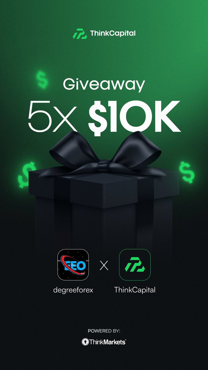 Trader || EEO (@degreeforex) on Twitter photo GIVEAWAY TIME ππ:
I am giving away 5x $10k <a href="/thinkcapitalcom/">ThinkCapital</a> funded account.
Criteria:
Join their discord through this link and drop proof: discord.com/invite/NsayX4Qβ¦
Follow:<a href="/degreeforex/">Trader || EEO</a> , <a href="/thinkcapitalcom/">ThinkCapital</a> & <a href="/Ejitex9/">EjitexFx</a>
Like and Repost
Tag 4 Friends.
Note: no discord join no win. GIVEAWAY TIME ππ:
I am giving away 5x $10k <a href="/thinkcapitalcom/">ThinkCapital</a> funded account.
Criteria:
Join their discord through this link and drop proof: discord.com/invite/NsayX4Qβ¦
Follow:<a href="/degreeforex/">Trader || EEO</a> , <a href="/thinkcapitalcom/">ThinkCapital</a> & <a href="/Ejitex9/">EjitexFx</a>
Like and Repost
Tag 4 Friends.
Note: no discord join no win.