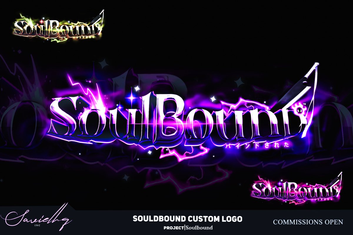 Logo I designed for a Bleach-inspired Game , Soulbound!

- I’m working on posting more of my art, so if you like what you see, a like or repost would mean a lot. Thanks for the support!

[#RobloxDev #ROBLOX #RobloxUI #gamedev #RobloxDevs]