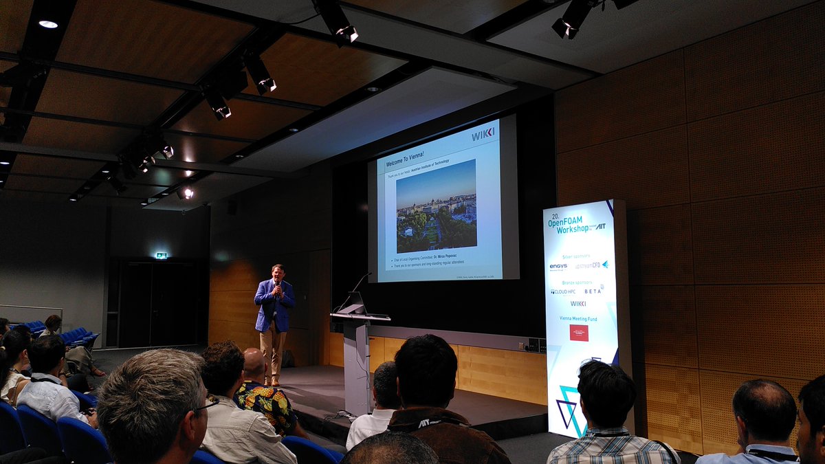 of_ws's tweet image. Traditional &quot;A year in review&quot; presentation by Hrvoje Jasak