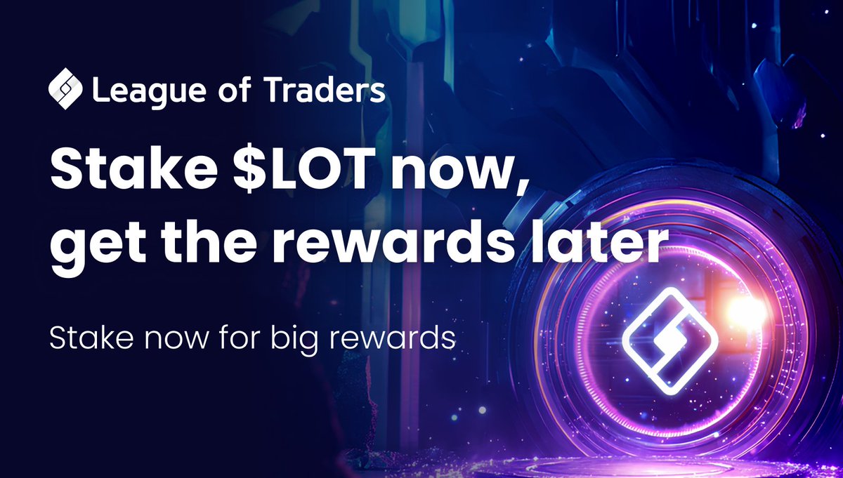 Don’t just watch. Get rewarded 💥

Go beyond holding and stake your $LOT to earn rewards while supporting the ecosystem. The current APY is 300%!

Start here 👉 web3.leagueoftraders.io/stake

Connect wallet → Select LOT → Stake and earn