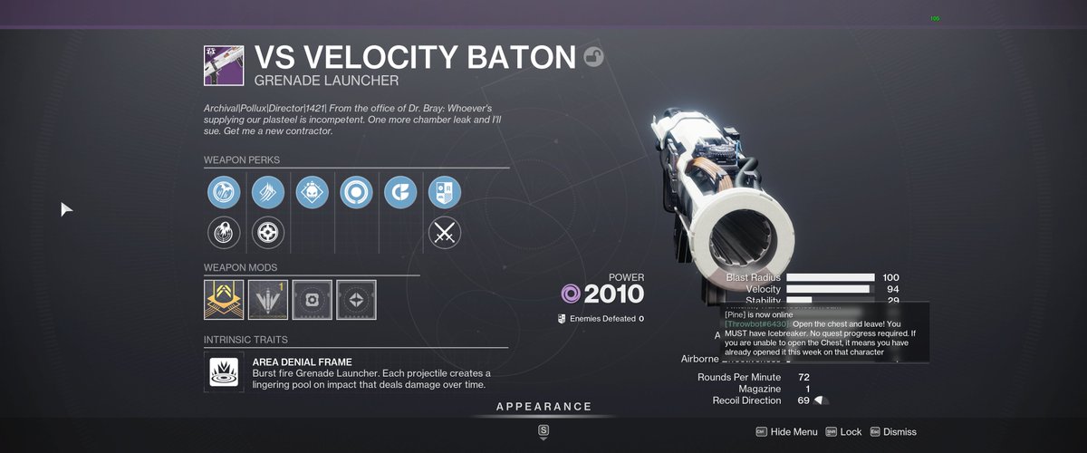 cbro (@d2cbro) on Twitter photo got the roll just in time for it to get nerfed
🤝
thank you twitch.tv/icebreakercatty got the roll just in time for it to get nerfed
🤝
thank you twitch.tv/icebreakercatty