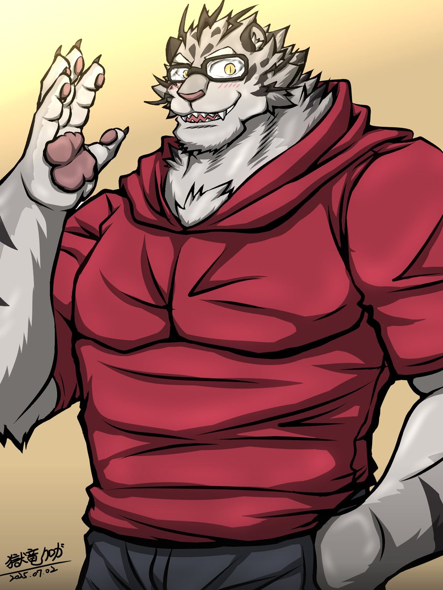 【生日贈圖】雷虎（2025）
肯茲，生日快樂！🎉🎉🎉
久違的動筆，希望沒把你畫崩......🥲
希望你會喜歡這份生日禮物🙏

🎁Birthday gift for <a href="/ZenkiTW/">雷虎肯茲 Leihu⚡唱歌系獸人Vtuber</a>