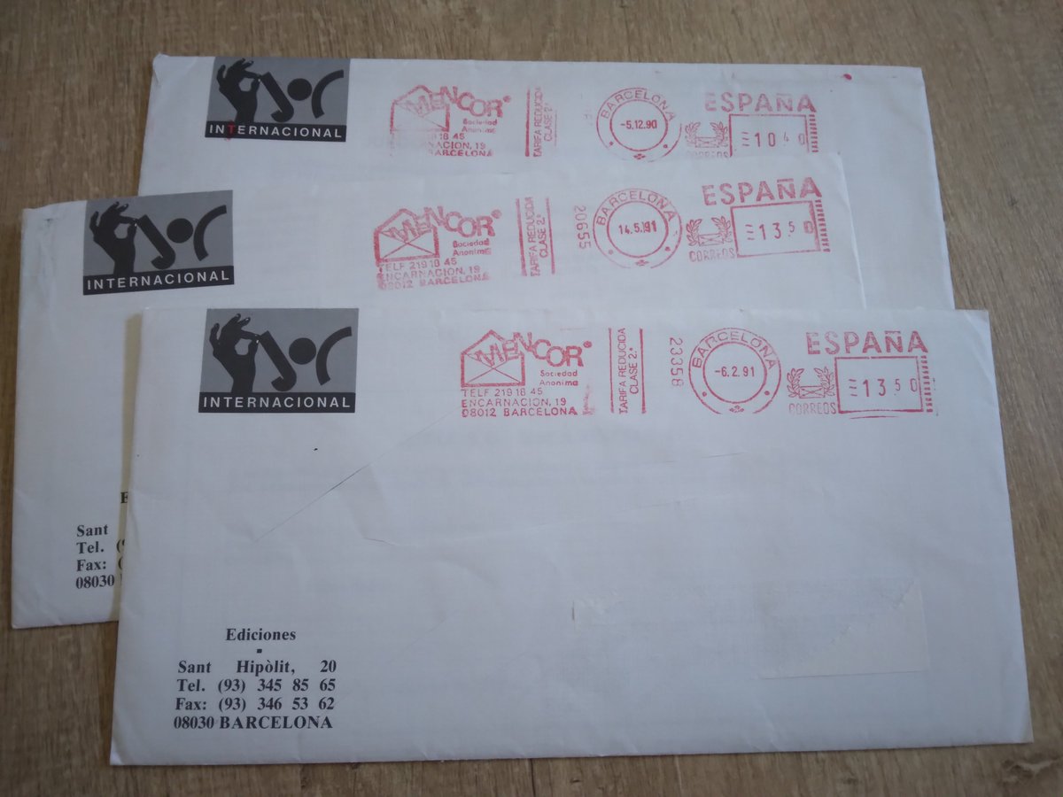 Hoy recordamos el servicio de mailing de JOC Internacional: todas esas cartas donde se nos informaba del estado de la afición y las novedades de la editorial catalana.
roldelos90.blogspot.com/2025/07/el-ser… #rol #historiadelrol #jocinternacional
