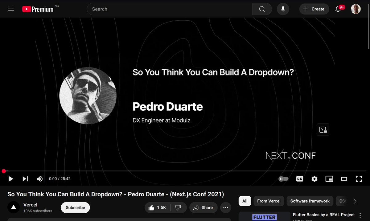 excel_bill's tweet image. While learning about Headless architecture, I stumbled on this talk titled "So you think you can build a Dropdown?" by @peduarte which is a real eye opener on the depth of accessibility.
and to answer the question; yes you can but you'd need a team, 6+ months and 1k+ commits๐