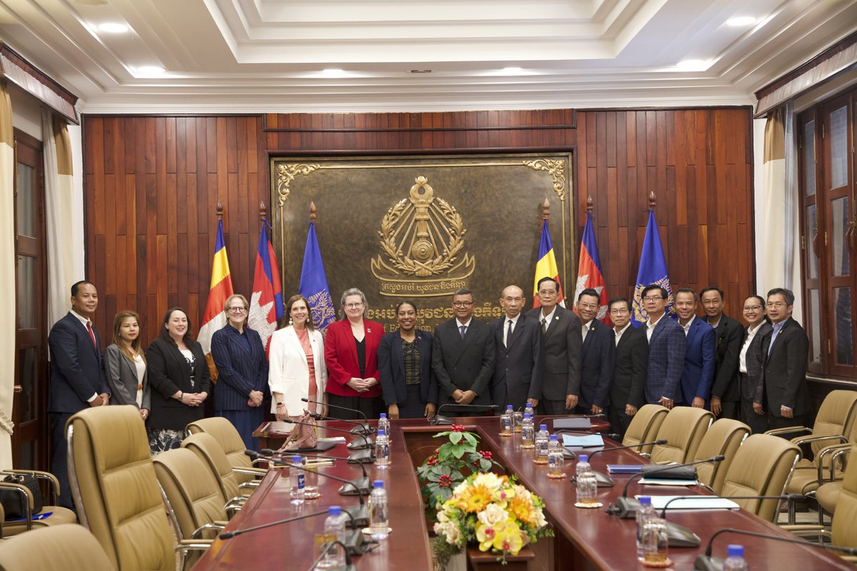 Partnership in education is a cornerstone of U.S.-Cambodia ties. Chargé d’Affaires Bridgette Walker met with Education Minister Hang Chuon Naron – himself a U.S. exchange alumnus – to discuss how education and exchange initiatives can advance the bilateral relationship to the