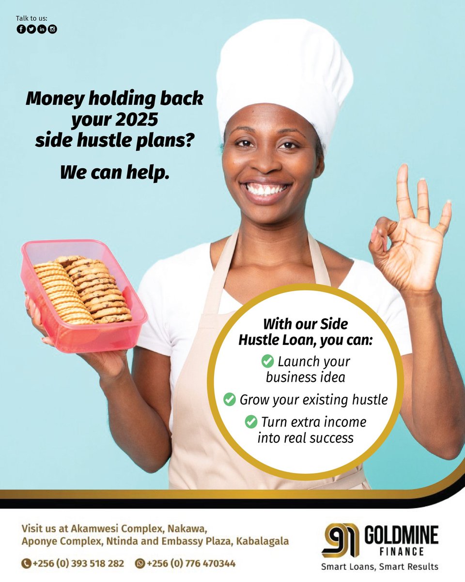 Dream it🤯
Finance it💰
Achieve it🚀 

Apply with Goldmine Finance now!

#SideHustleLoan 
#GoldmineFinance
#SmartLoansSmartResults
