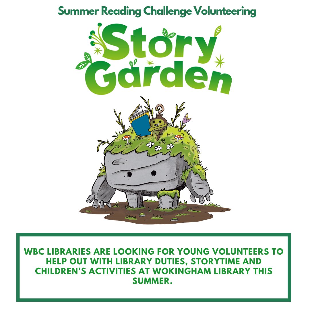 Wokingham Libraries (@wbc_libraries) on Twitter photo We still have volunteering places available at Wokingham Library for young volunteers to support The Summer Reading Challenge.
Contact volunteer@wokingham.gov.uk for more information.
Deadline: July 4th
#wokingham #volunteer #youngvolunteer #summervolunteer We still have volunteering places available at Wokingham Library for young volunteers to support The Summer Reading Challenge.
Contact volunteer@wokingham.gov.uk for more information.
Deadline: July 4th
#wokingham #volunteer #youngvolunteer #summervolunteer