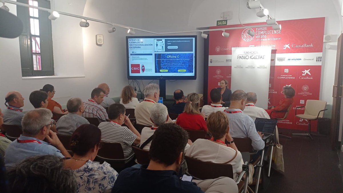 🔔Comenzamos el Curso de Verano: La Justicia Social, objetivo progresista con la sesión dedicada a

🔬La ciencia, motor de progreso social

🎙️<a href="/delPinoE/">Eloísa del Pino</a> presidenta <a href="/CSIC/">CSIC</a> y <a href="/luisacarcedo/">Luisa Carcedo</a>  presidenta <a href="/fpabloiglesias/">Fundación Pablo Iglesias</a> 

#CursosVeranoUCM