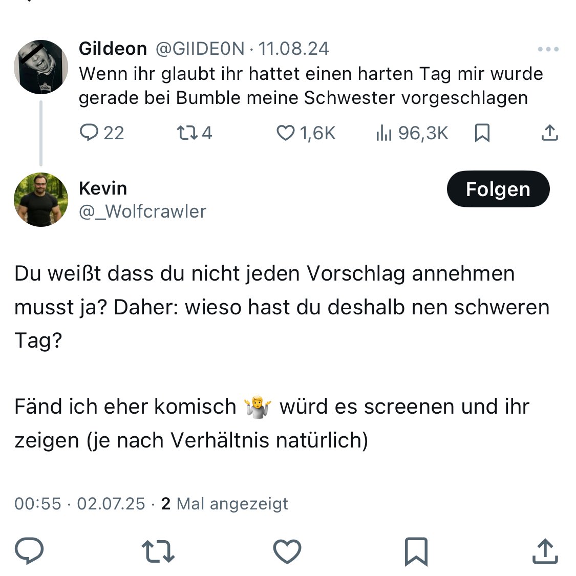 Kevin dein Rat kommt ein wenig zu spät wir sind mittlerweile seit einem halben Jahr verheiratet.
