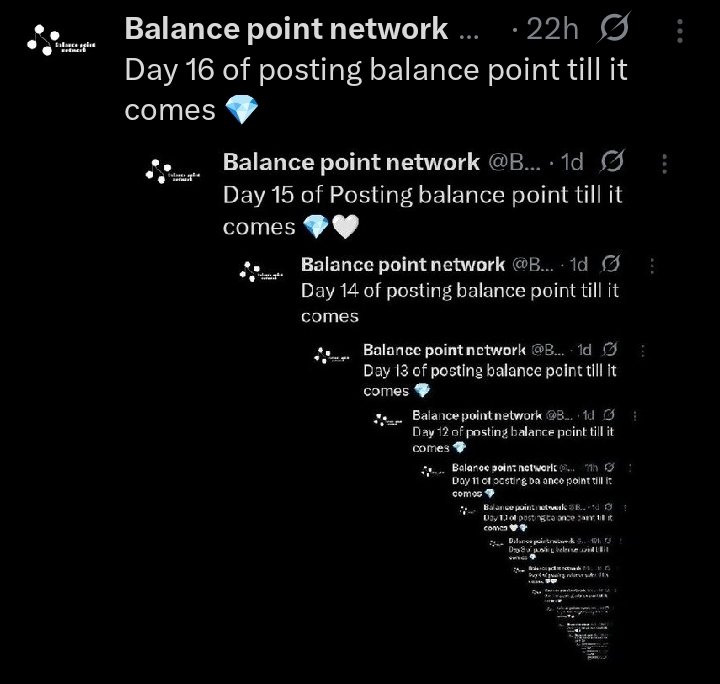 BalancePN's tweet image. Day 17 of posting balance point it comes 💎
