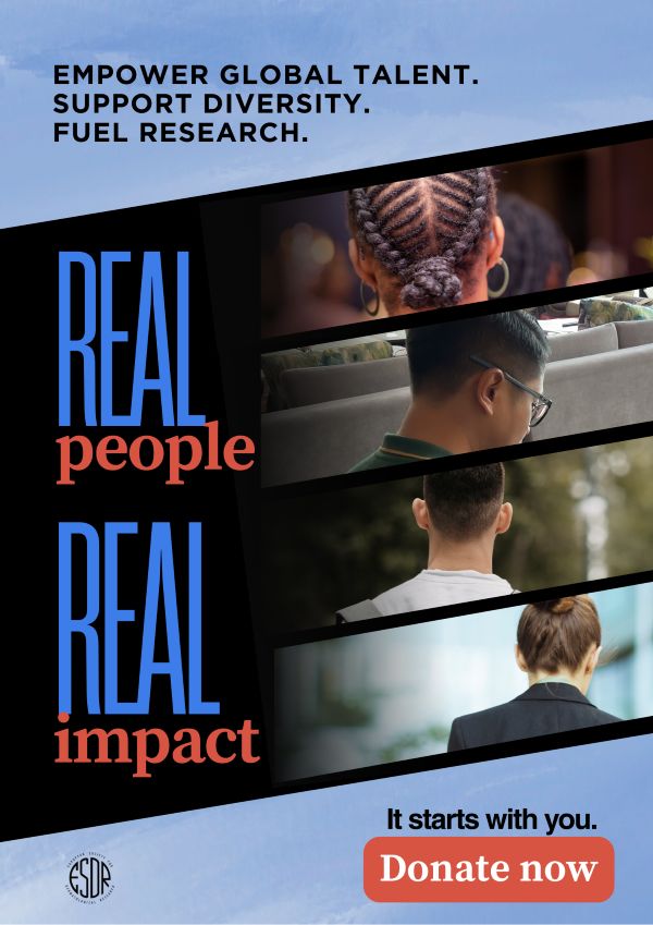 Every breakthrough starts with a spark — and that spark can be YOU.

By donating to ESDR, you empower scientists from underrepresented regions to attend the #ESDR2025 to discover new findings, challenge inequalities, and transform lives.

🔗 esd-research.s2.yapla.com/en/esdr-donati…