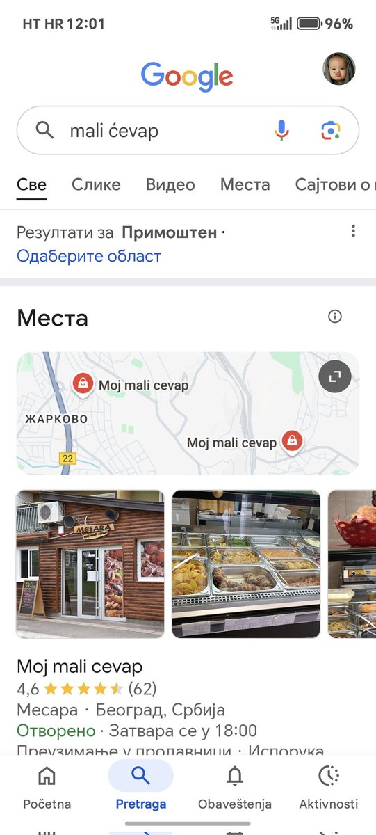 U pitanju je Moj mali ćevap Žarkovo. Pošto godpodin ne misli da mi isplati ostatak zarade i ne odgovara na poruke, još glumi velikog bossa dajte bar da mu rešimo Google recenzije. Prvi put molim za ovako nešto a nisam jedina koju jezajebao za pare. Rešiće mu Bog to!
