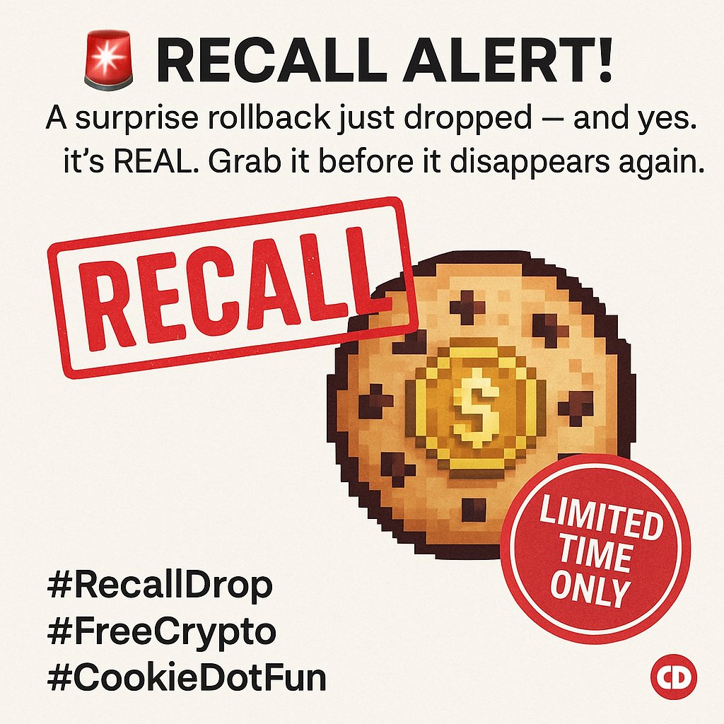 FLamesa86920's tweet photo. #RecallDrop
#FreeCrypto
#CookieDotFun https://t.co/rLKj6Y6ENQ