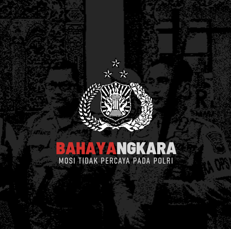 RAWAT INGATAN KITA

Tidak sedikit nyawa yang melayang di tangan Polisi #bahayangkara.

Kanjuruhan ∙ KM 50 ∙ Gamma ∙ Afif Maulana ∙ Aksi Reformasi Dikorupsi 2019 ∙ Aksi 1 Mei 2025 ∙ Kasus Pembunuhan Ibu Kandung di Cileungsi ∙ Kasus Pembunuhan Brigadir Yosua Hutabarat ∙