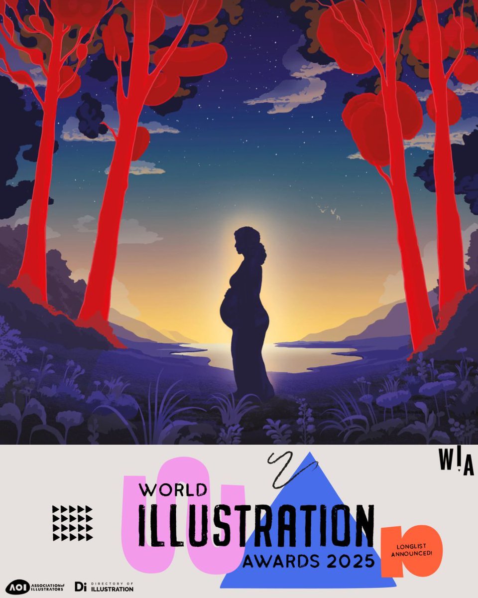Congratulations to Sam Falconer, represented by Début Art, whose project "Pregnancy-Associated Blood Cancer Outcomes" has been Longlisted in the Science &amp; Technology category of the #WorldIllustrationAwards!

We’re thrilled to celebrate Sam alongside the 500 talented artists