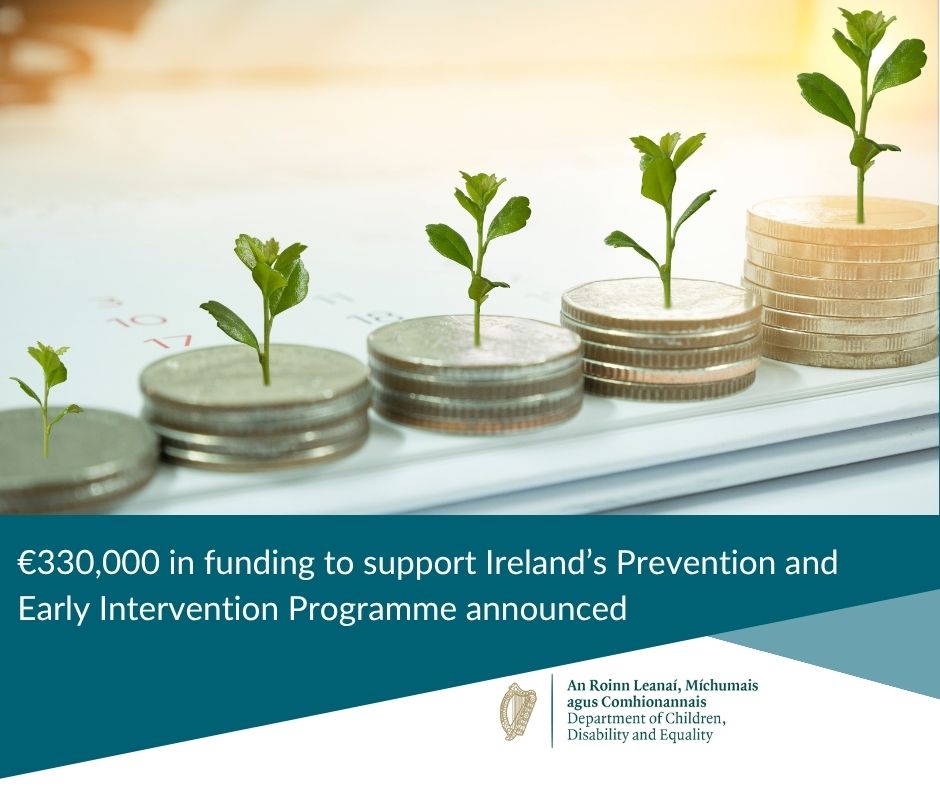 Children, Equality, Disability, Integration, Youth (@dcediy) on Twitter photo Min. <a href="/NormaFoleyTD1/">Norma Foley T.D</a> today announced a €330,000 investment in new measures designed to strengthen prevention and early intervention services for children and young people across Ireland.
Full PR Here: brnw.ch/21wTQve Min. <a href="/NormaFoleyTD1/">Norma Foley T.D</a> today announced a €330,000 investment in new measures designed to strengthen prevention and early intervention services for children and young people across Ireland.
Full PR Here: brnw.ch/21wTQve