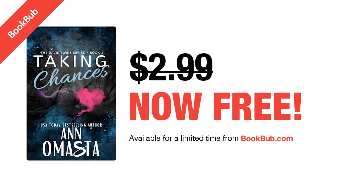 AnnOmasta's tweet photo. Taking Chances is available on BookBub for free for a limited time! Snag it before the sale is over! https://t.co/FbvSAW2Pr5
@BookBub #freebook https://t.co/3CxFPPdDpg