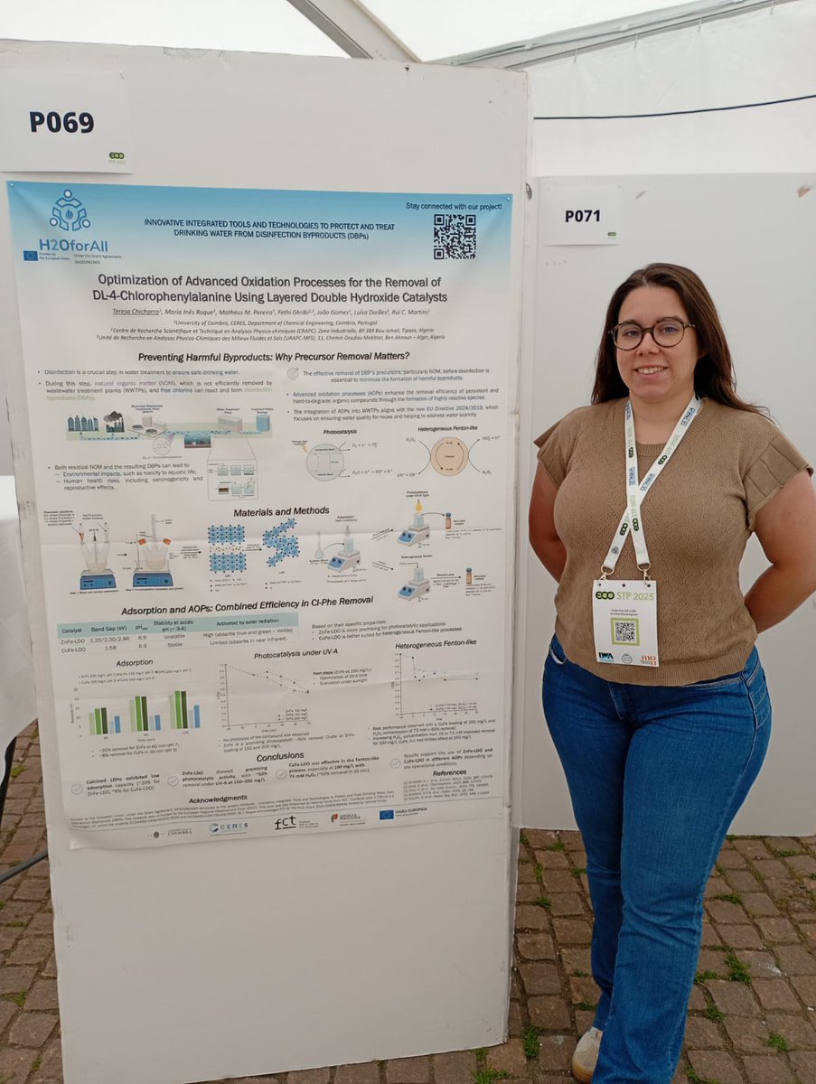 PH2oforall's tweet image. 🌍 Big splash at #ecoSTP25! H2OforAll joined global experts in Stockholm to share breakthroughs in safer drinking water 💧

Science meets sustainability. 🌱

More here 👉 h2oforall.eu/2025/07/02/h2o…

#DBPs #WaterQuality #H2OforAll