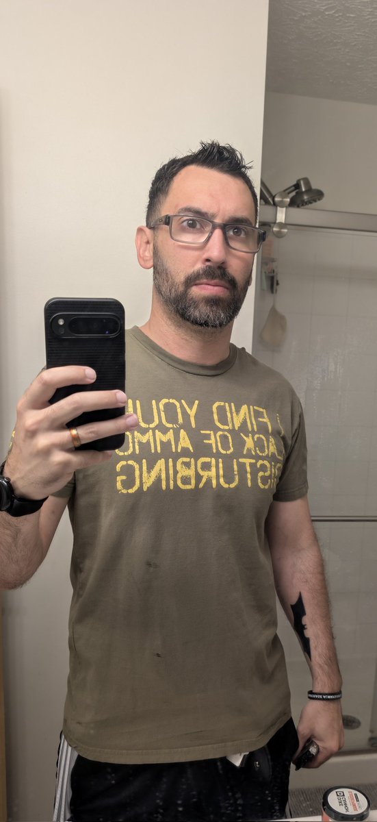 Going to the gym but  did you know I currently have hair. Lia apparently thought I was lying when I said I shave it by choice.