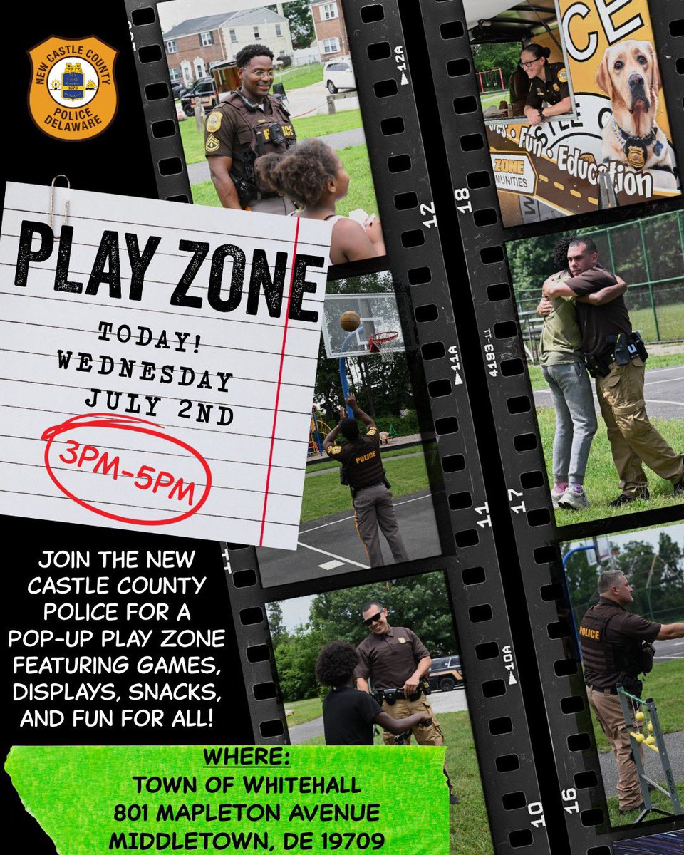 Play zone today in Middletown!  3-5pm! 

nccpdnews.com/2025/07/02/pop…