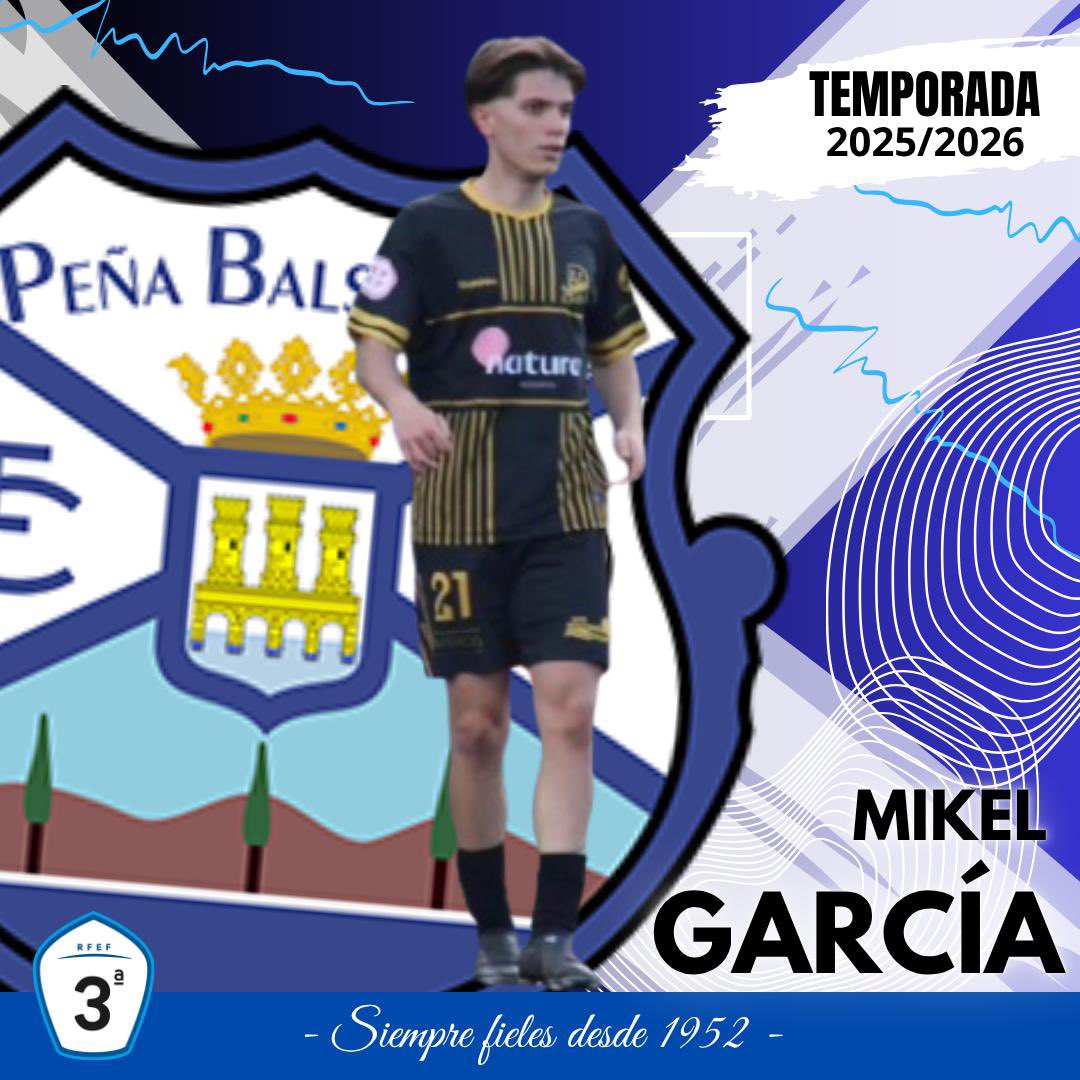 PEÑA BALSAMAISO C.F. (@balsamaiso) on Twitter photo 𝟑ª 𝐑𝐅𝐄𝐅
𝑇𝐸𝑀𝑃𝑂𝑅𝐴𝐷𝐴 2025 / 2026
✍🏻 Mikel Garcia es nuevo jugador de la Peña Balsamaiso.
Joven centrocampista con experiencia en Tercera división, procedente del Casalarreina CF.
¡Bienvenido a nuestro club!
<a href="/BALSAMAISO/">PEÑA BALSAMAISO C.F.</a> 𝟑ª 𝐑𝐅𝐄𝐅
𝑇𝐸𝑀𝑃𝑂𝑅𝐴𝐷𝐴 2025 / 2026
✍🏻 Mikel Garcia es nuevo jugador de la Peña Balsamaiso.
Joven centrocampista con experiencia en Tercera división, procedente del Casalarreina CF.
¡Bienvenido a nuestro club!
<a href="/BALSAMAISO/">PEÑA BALSAMAISO C.F.</a>