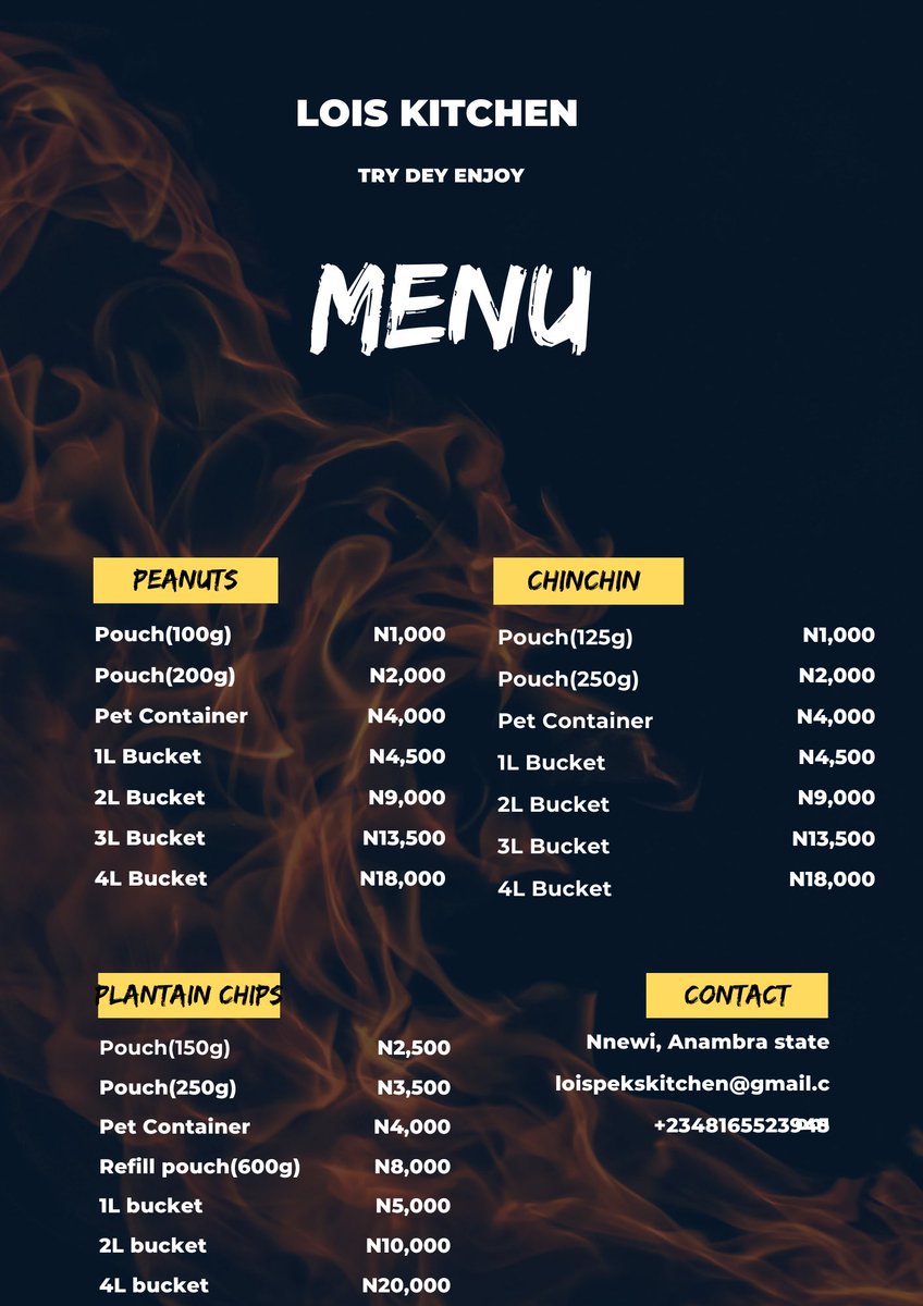 chypeks's tweet image. Peanuts and plantain chips are both available in all sizes
📍Nnewi, Anambra state☺️
Delivery is nationwide ✅