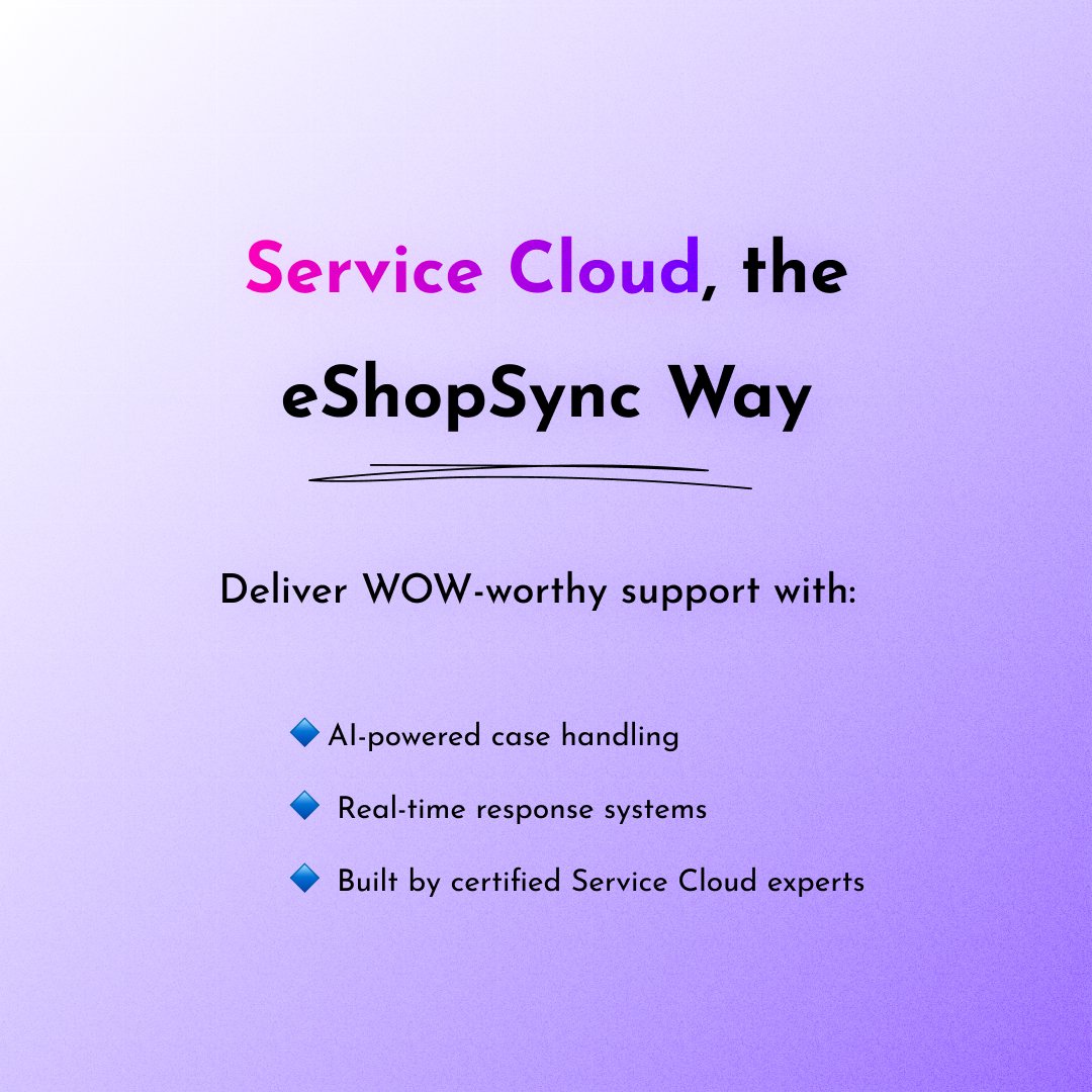 eshopsync's tweet image. Did you really know #eShopSync very well? I think &apos;Maybe or Maybe Not&apos;. No worries! 👀 Have a look at this 👇 

 @eshopsync  is your go-to partner for growth-driven #Salesforcesuccess.

Make your CRM work like a machine🤝

#cloudservices #sales #newbusiness #contactus #salescloud