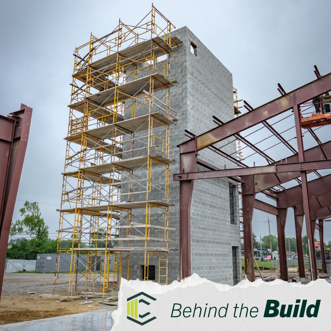 Behind the Build: Goshen Township Fire Station 18

What you see:
• The hose tower masonry walls reaching 44 feet, 8 inches.
• This vertical structure gives firefighters space to hang and dry hoses after use.

loom.ly/qRGvb38
