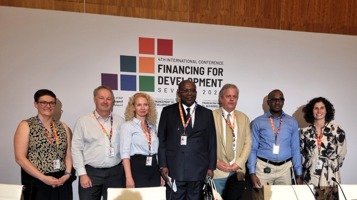 In today’s side event on bridging the overseas development assistance gap organised with <a href="/EITIorg/">EITI International</a> which looked at mobilising revenues from the #extractive sector...