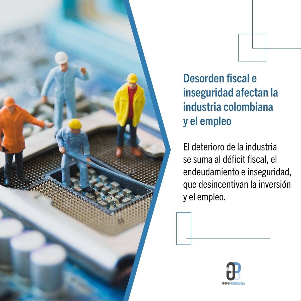 📊 #𝗘𝗰𝗼𝗻𝗼𝗺𝗶́𝗮 || La #Industria manufacturera se encuentra en un estado de debilitamiento estructural, con indicadores de producción, ventas y #Empleo en declive.
#Economía #Colombia 

✅ Léelo aquí acortar.link/qka9Oq