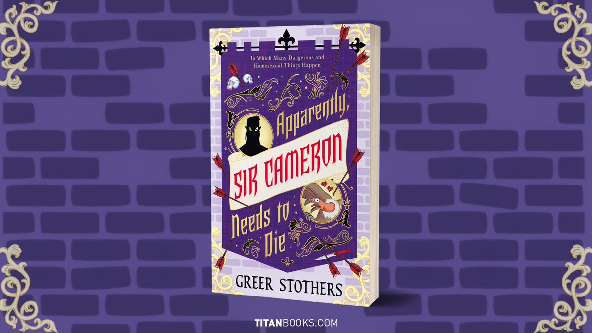 Thank you to <a href="/reactormag/">Reactor Magazine</a> for revealing the cover of APPARENTLY, SIR CAMERON NEEDS TO DIE by <a href="/GreerStothers/">Greer Stothers</a>!

In this hilarious queer fantasy, a mad sorcerer is forced to protect a cowardly knight after a prophecy ties them together 🏹 

Coming Feb 2026!

tinyurl.com/4nu3d49j