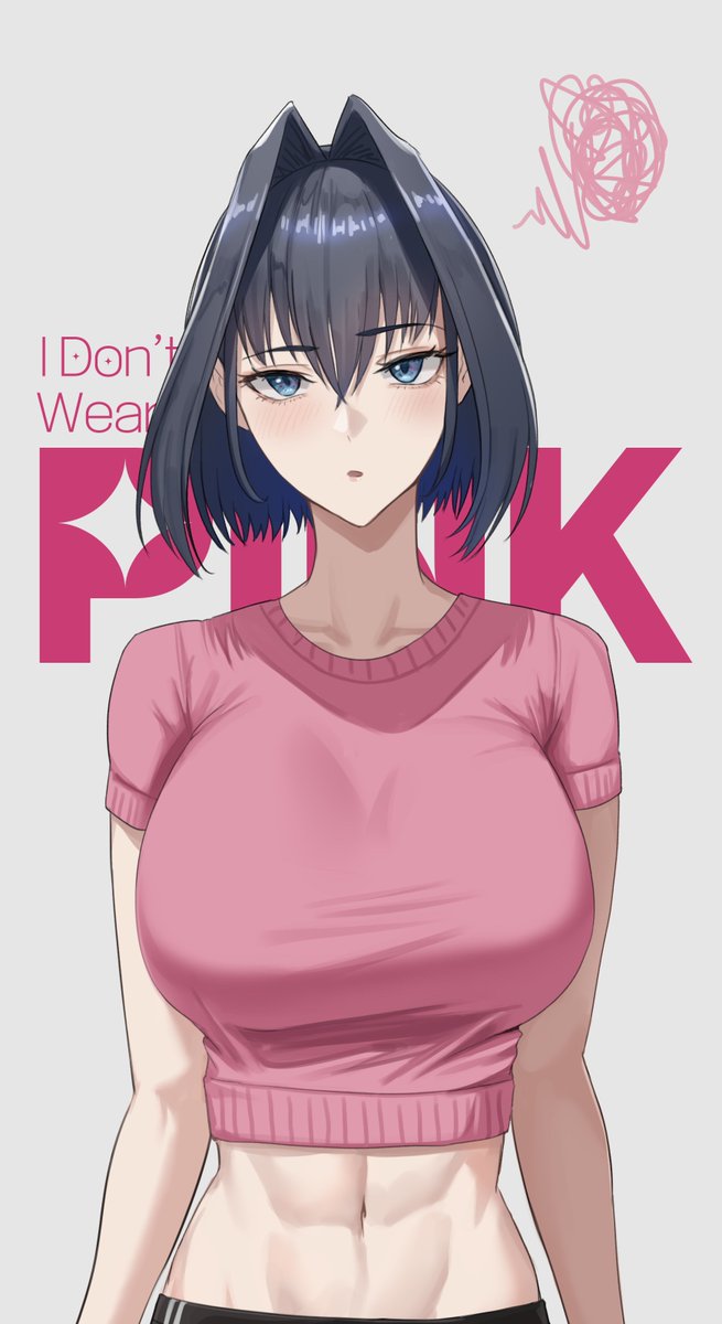 @Zenya_3d: RT by @ourokronii: Since she said she doesn't wear pink. #kronillust #クロニーラ