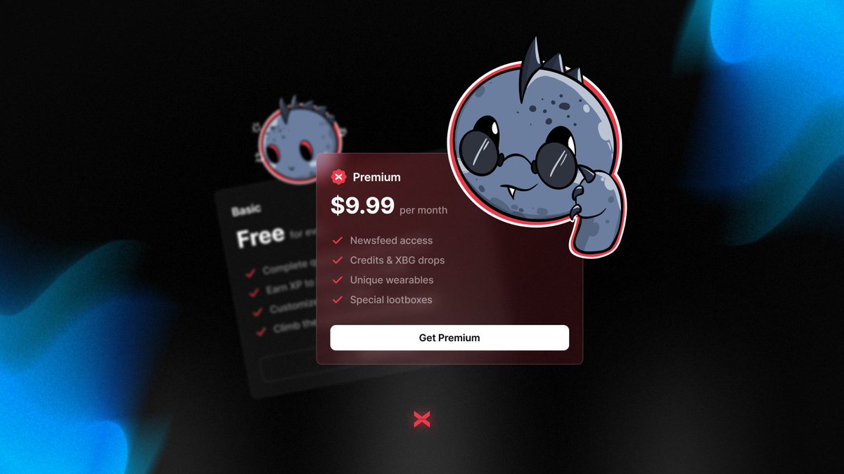 Premium subscriptions are now live on our Community App.

Special lootboxes, Newsfeed access, $XBG, Credits and more, all for $9.99.

You deserve the best XBorg experience. Try it out now ↓
community.xborg.com/settings?tab=m…