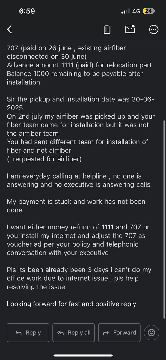 its_madan's tweet photo. @jiocare
HELP PLEASE

PFA https://t.co/JxofPNH0Lp