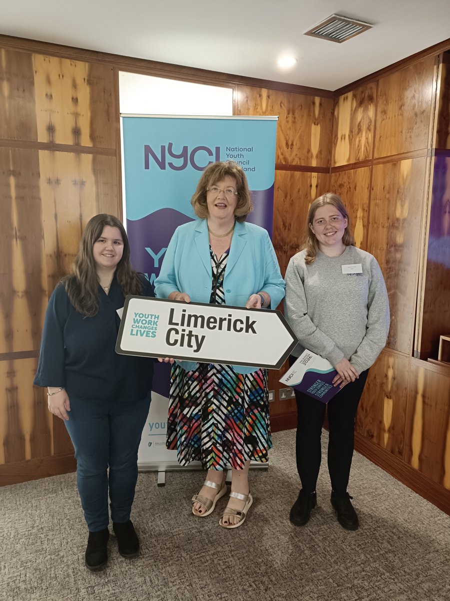 Great to see senator Maria Byrne at today’s #InvestInYouthWork event! 🎉 Limerick youth shared how crucial youth work funding is for our community. Let’s ensure #Budget2026 reflects this need! 🤝 #YouthWorkChangesLives