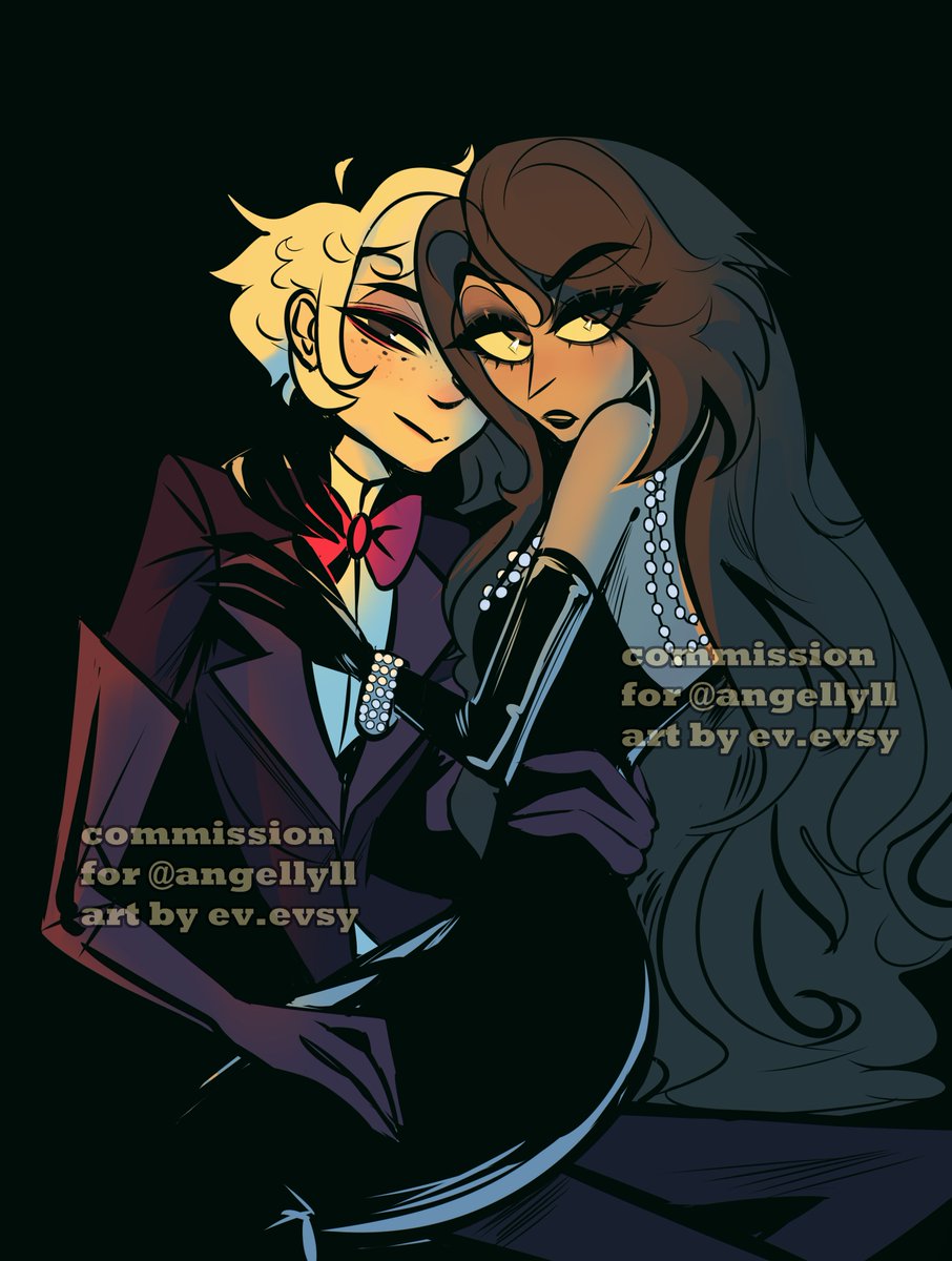 ev_evsy's tweet image. 🍁
#commission #HazbinHotelAngelDust #HazninHotelVaggie
