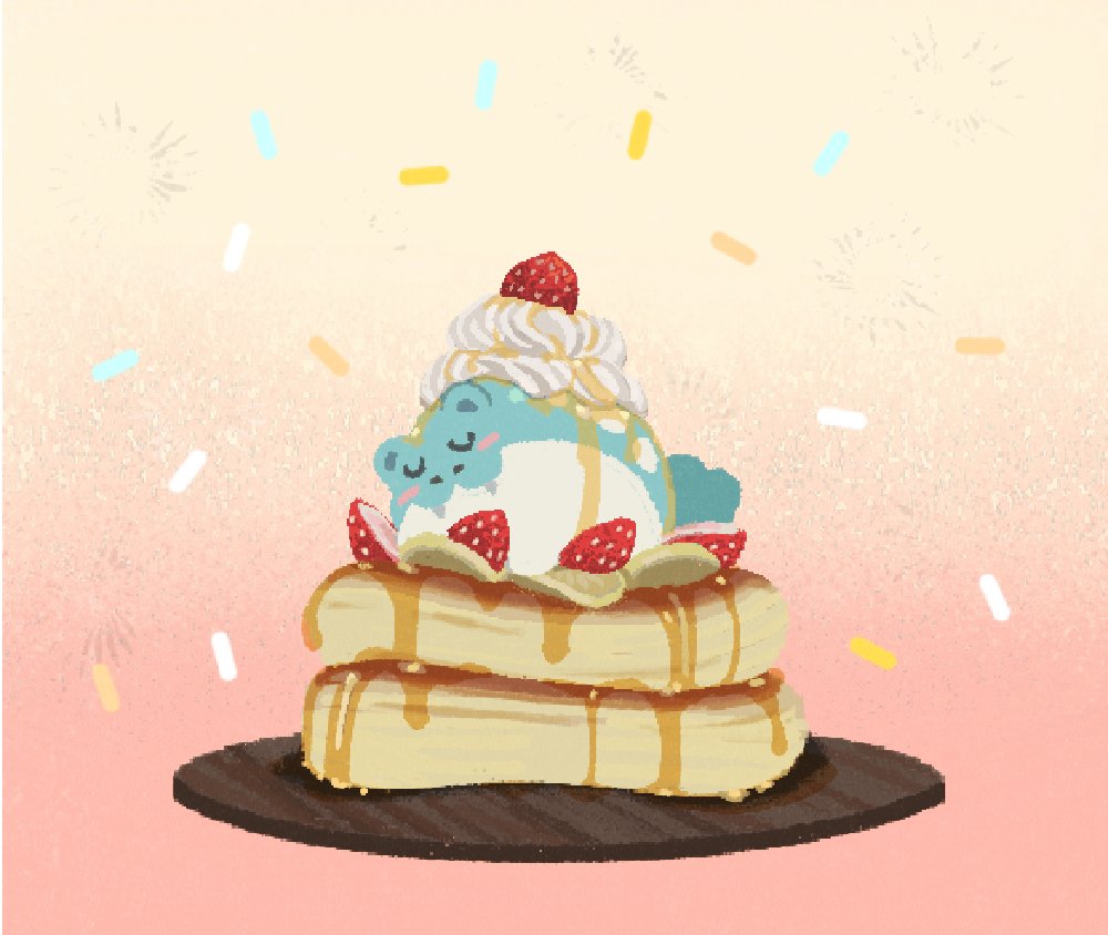 每年给酥妈上供的，激发本人海豹球甜品创造力量🧁